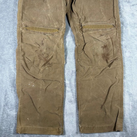 Carhartt Mens Relaxed Fit Canvas Work Pants 32x30 Brown Carpenter Utility - Picture 5 of 10